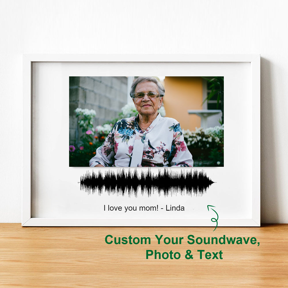 Turn your own voice, photo and text into a visual artwork. Mother's Day Special (No. 22)