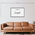 Single Canvas Print | Bless Topic | Living Room Decor (No. 11)