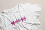 I Love You Mom Soundwave Art T-Shirt - Printed in USA - (No. 29)