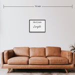 Single Canvas Print | Bless Topic | Living Room Decor (No. 12)