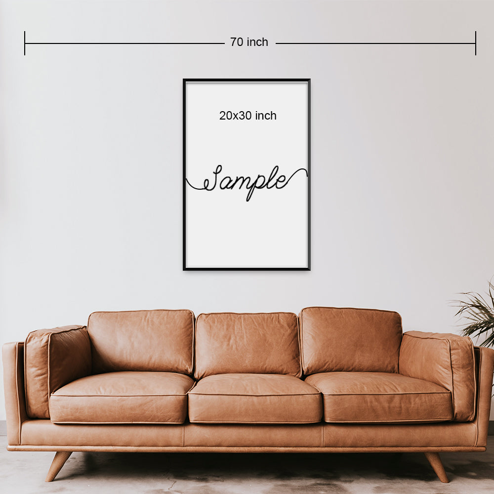 Single Canvas Print | Lions Family | Living Room Decor (No. 9)