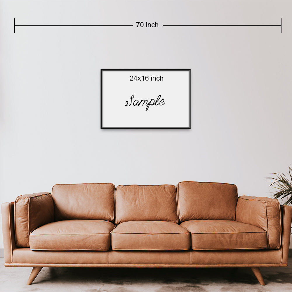 Single Canvas Print | Bless Topic | Living Room Decor (No. 12)